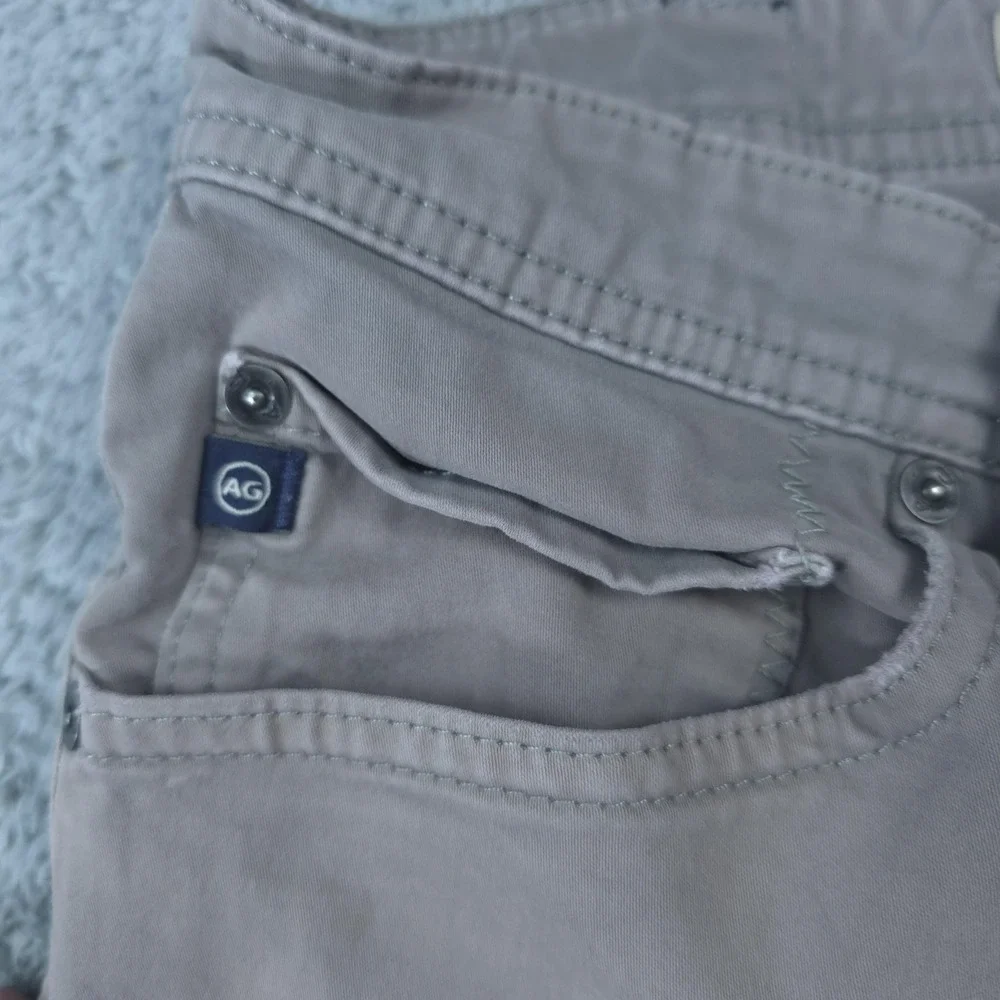 AG Adriano Goldschmied Everett Jeans Mens 32x31 Gray Straight Stretch Tag 33x32